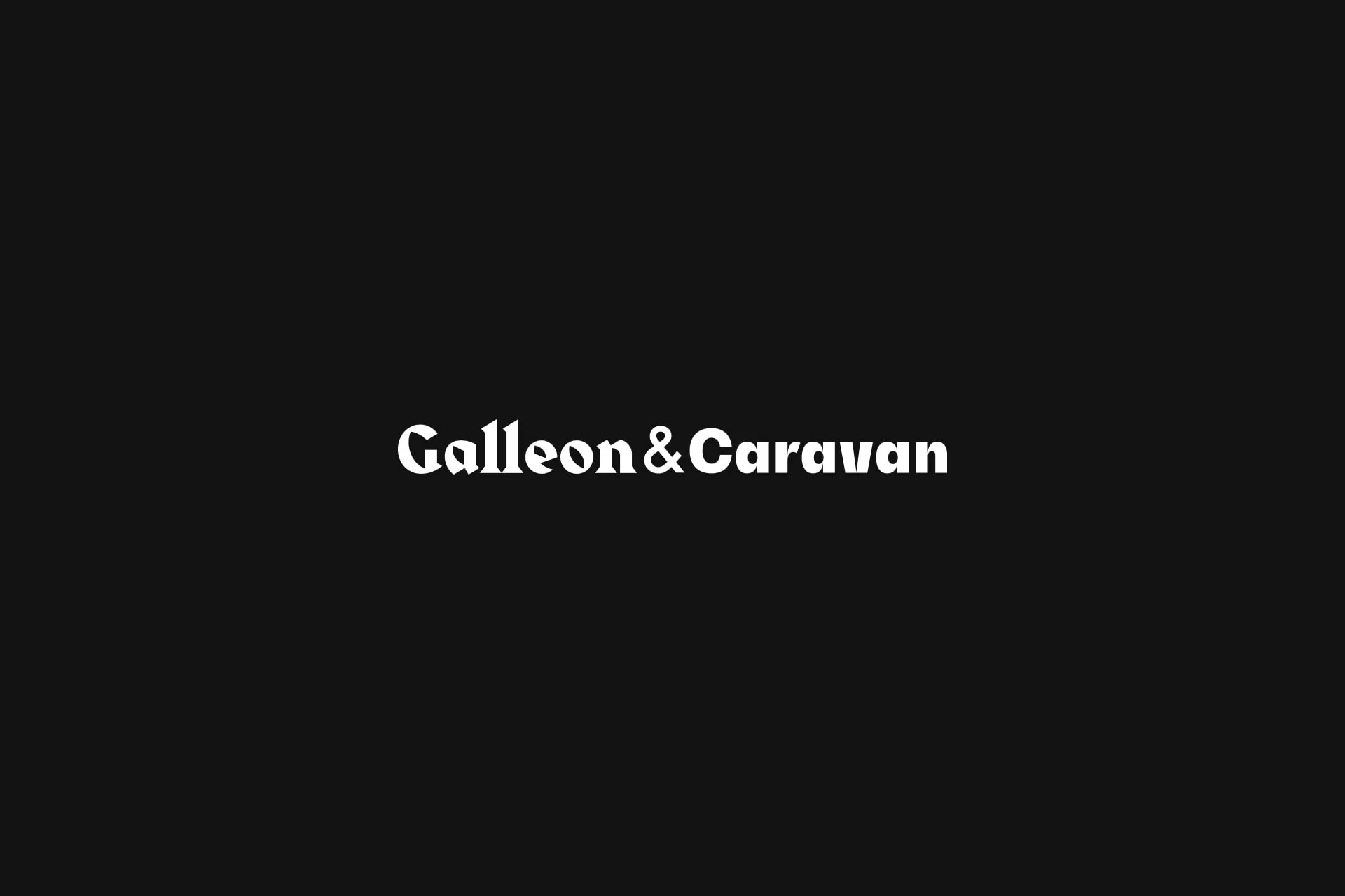 galleon caravan